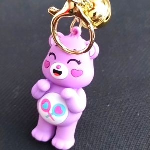 Cartoon Teddy Bear Bracelet Keychain Purple 🟣 color